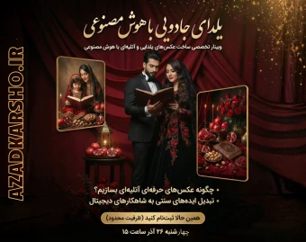 وبینار یلدای جادویی با هوش مصنوعی