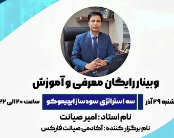 وبینار رایگان معرفی و آموزش سه استراتژی سودساز ایچیموکو