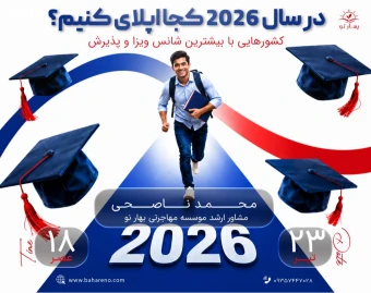 وبینار در سال 2026 کجا اپلای کنیم؟ کشورهایی با بیشترین شانس ویزا و پذیرش ✅