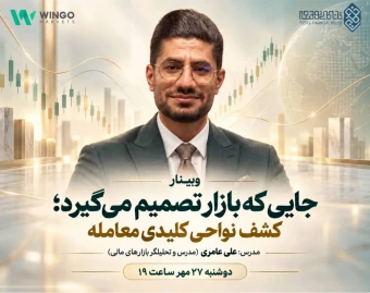 وبینار جایی که بازار تصمیم می‌گیرد؛ کشف نواحی کلیدی معامله