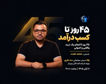وبینار ۴۵ روز تا کسب درآمد